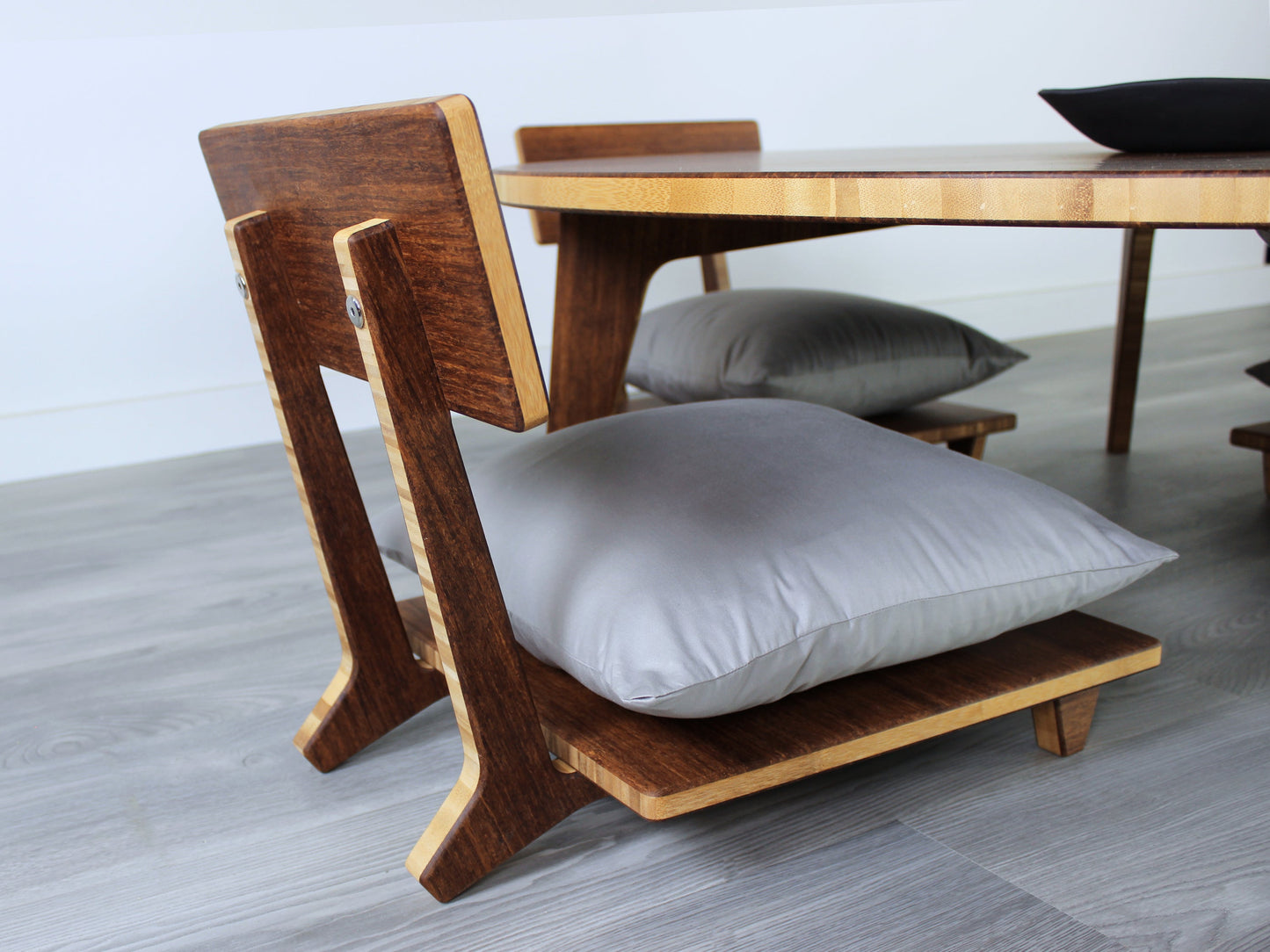 Large Circle Table - Chestnut