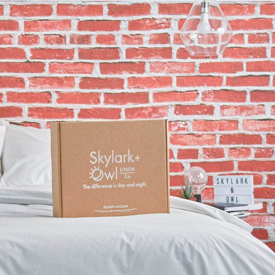 Essential Percale Duvet Cover - Natural