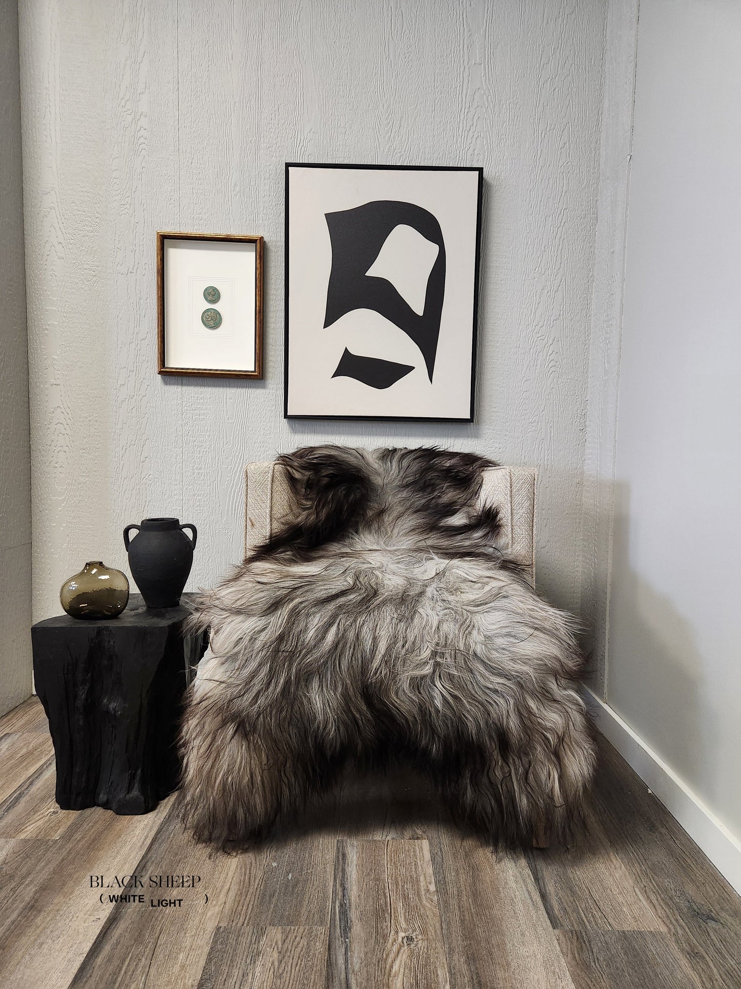 Natural Dark Grey Icelandic Sheepskin