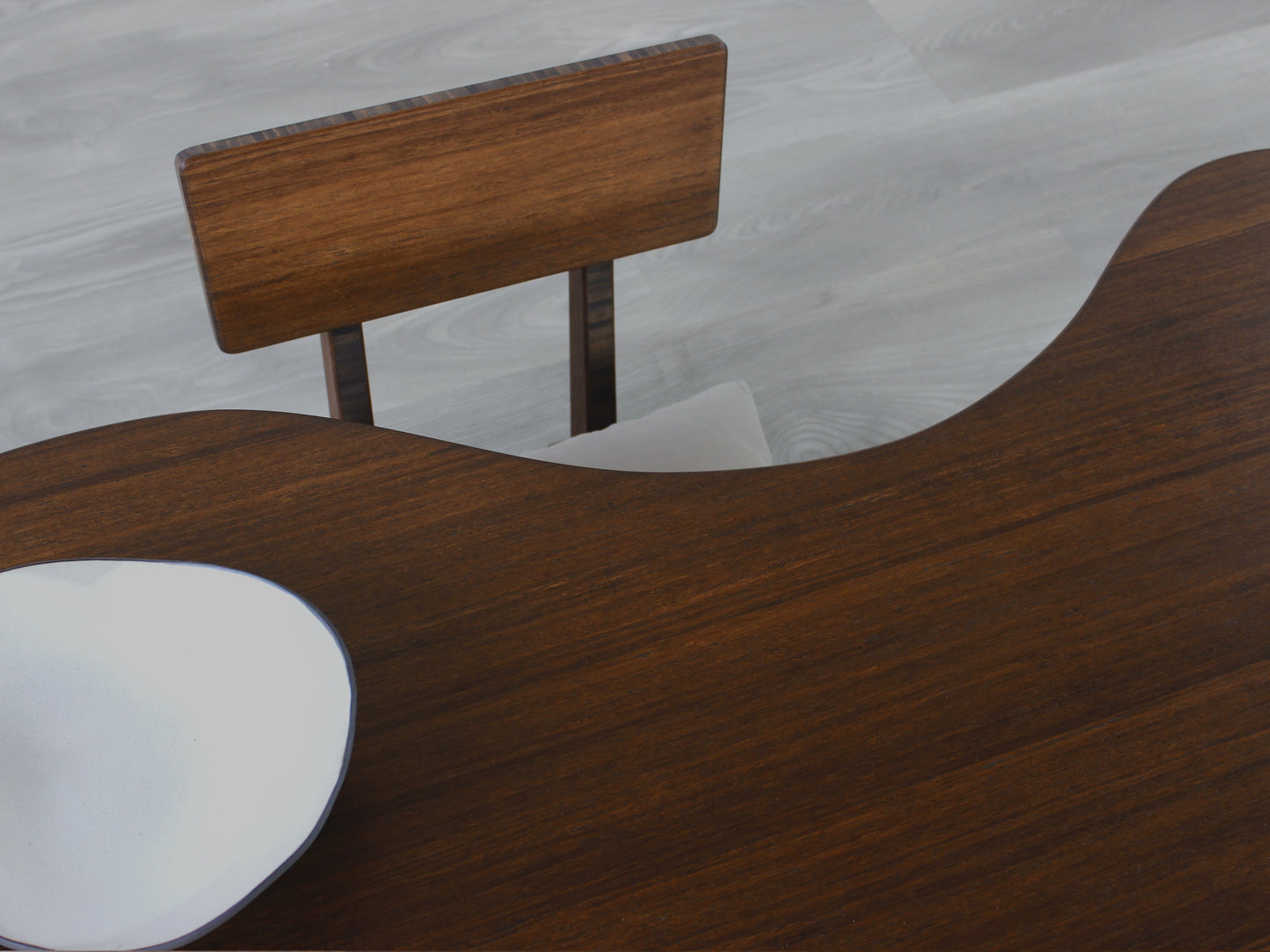 Kidney Table - Walnut