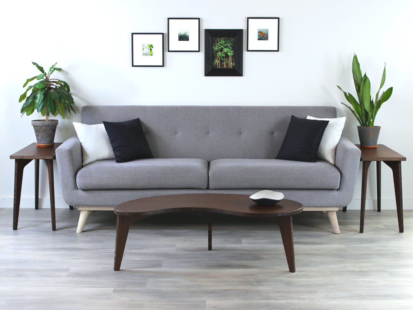 Kidney Table - Walnut