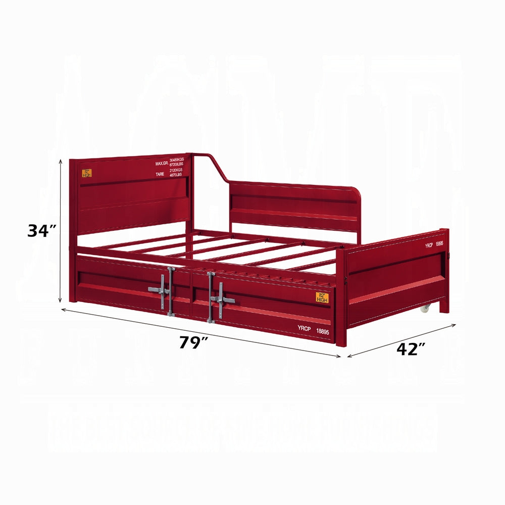 Kamotsu Daybed w/Trundle - Red