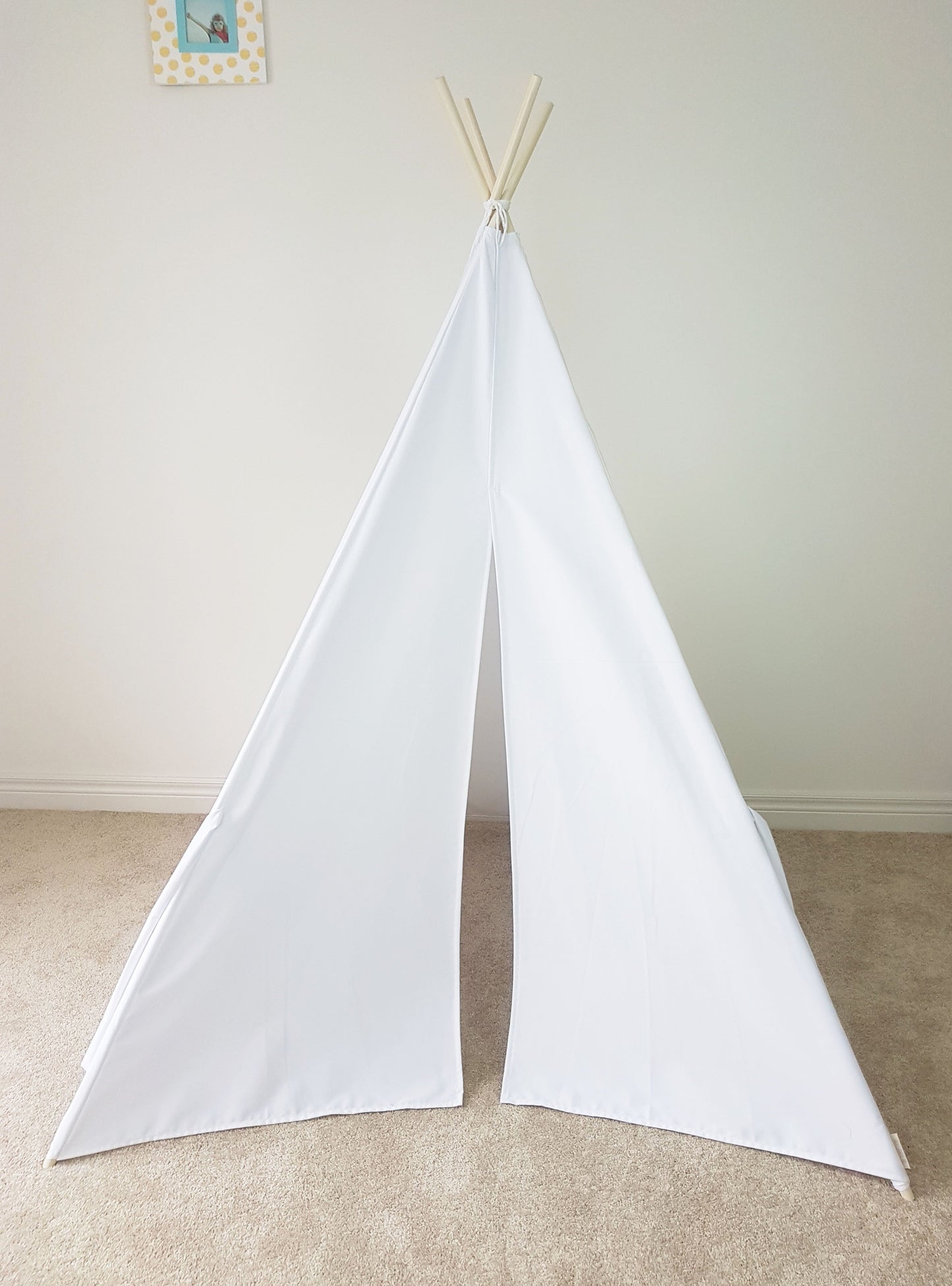 Pure White Cozy Teepee