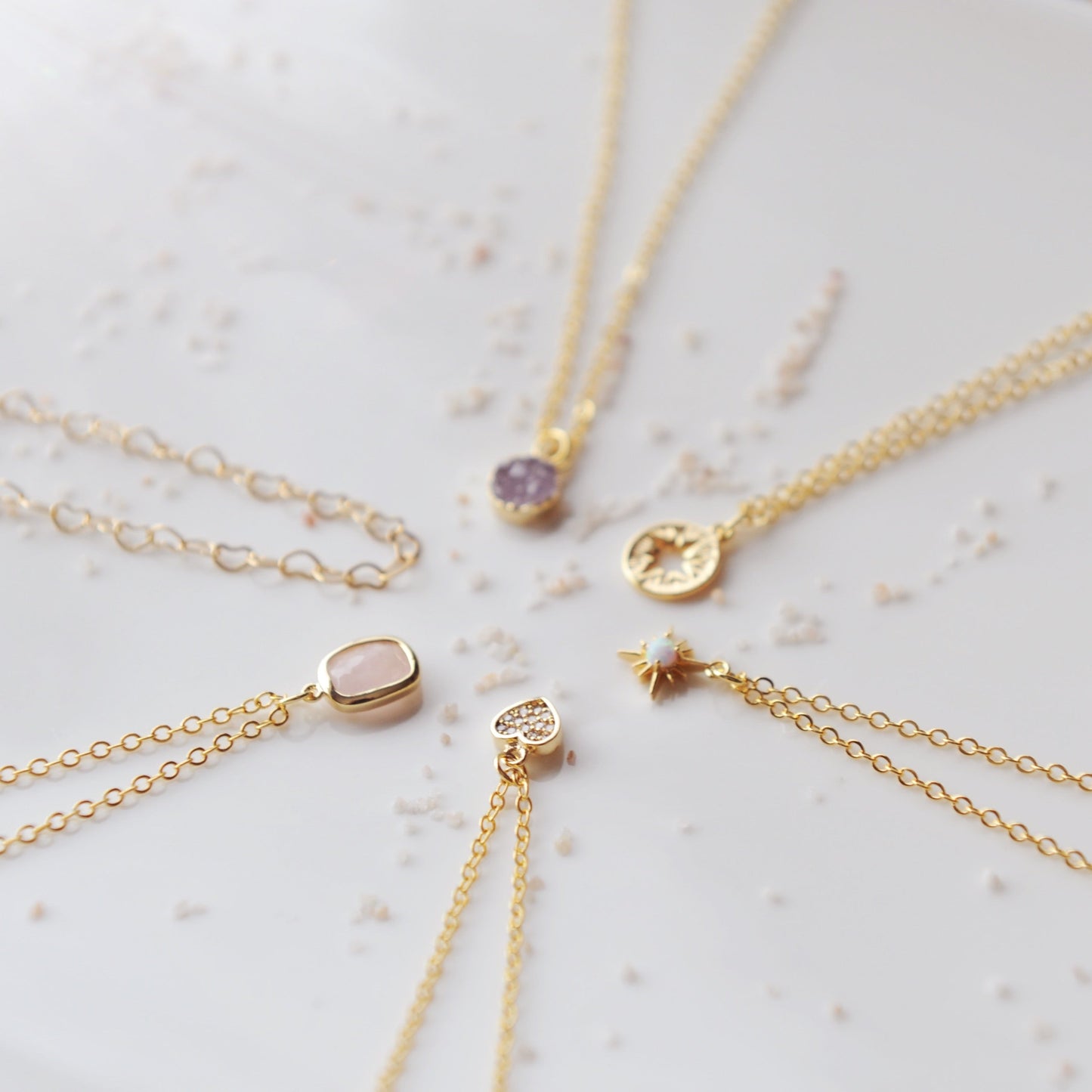 Freya Druzy Necklace