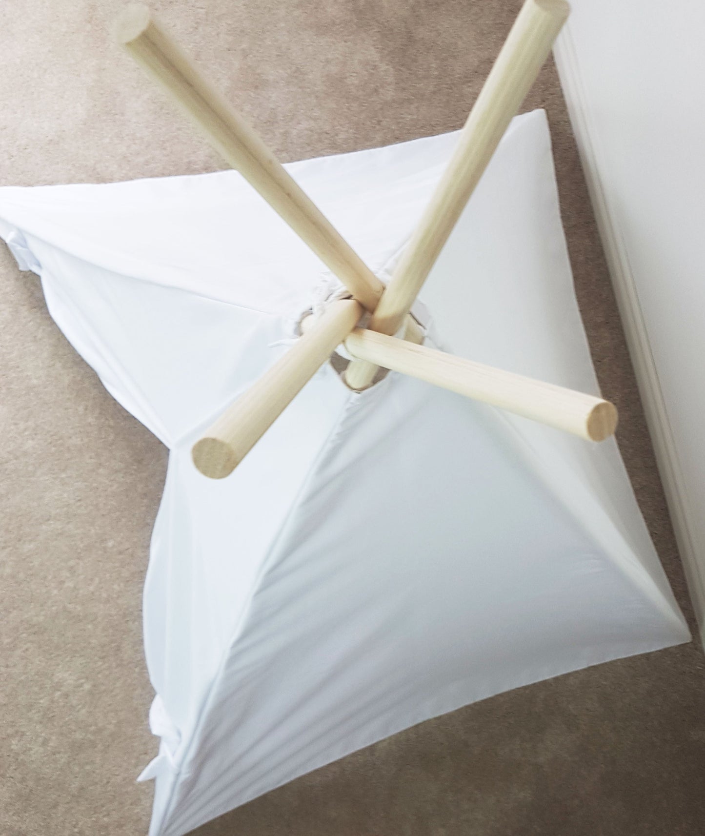 Pure White Cozy Teepee