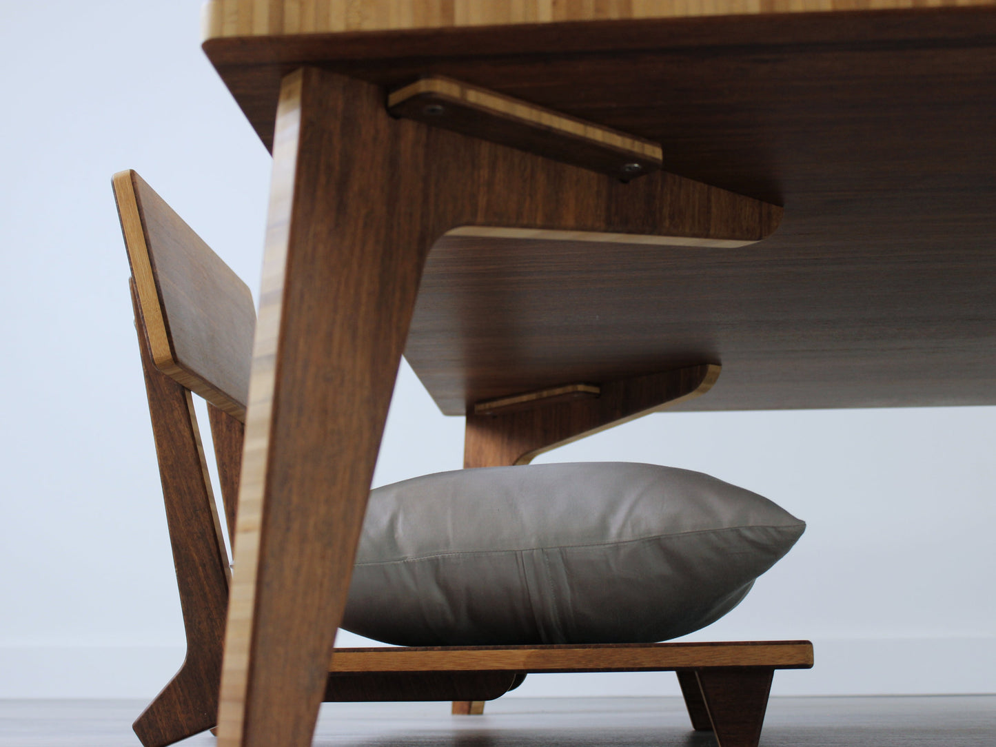 Large Square Table - Chestnut