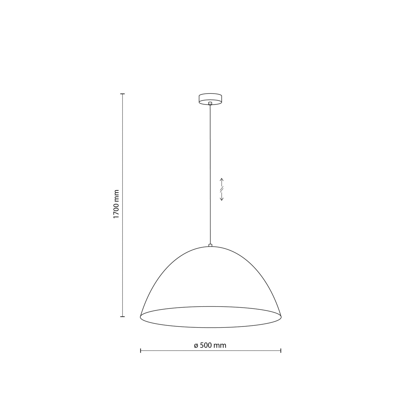 FARO Black Pendant L