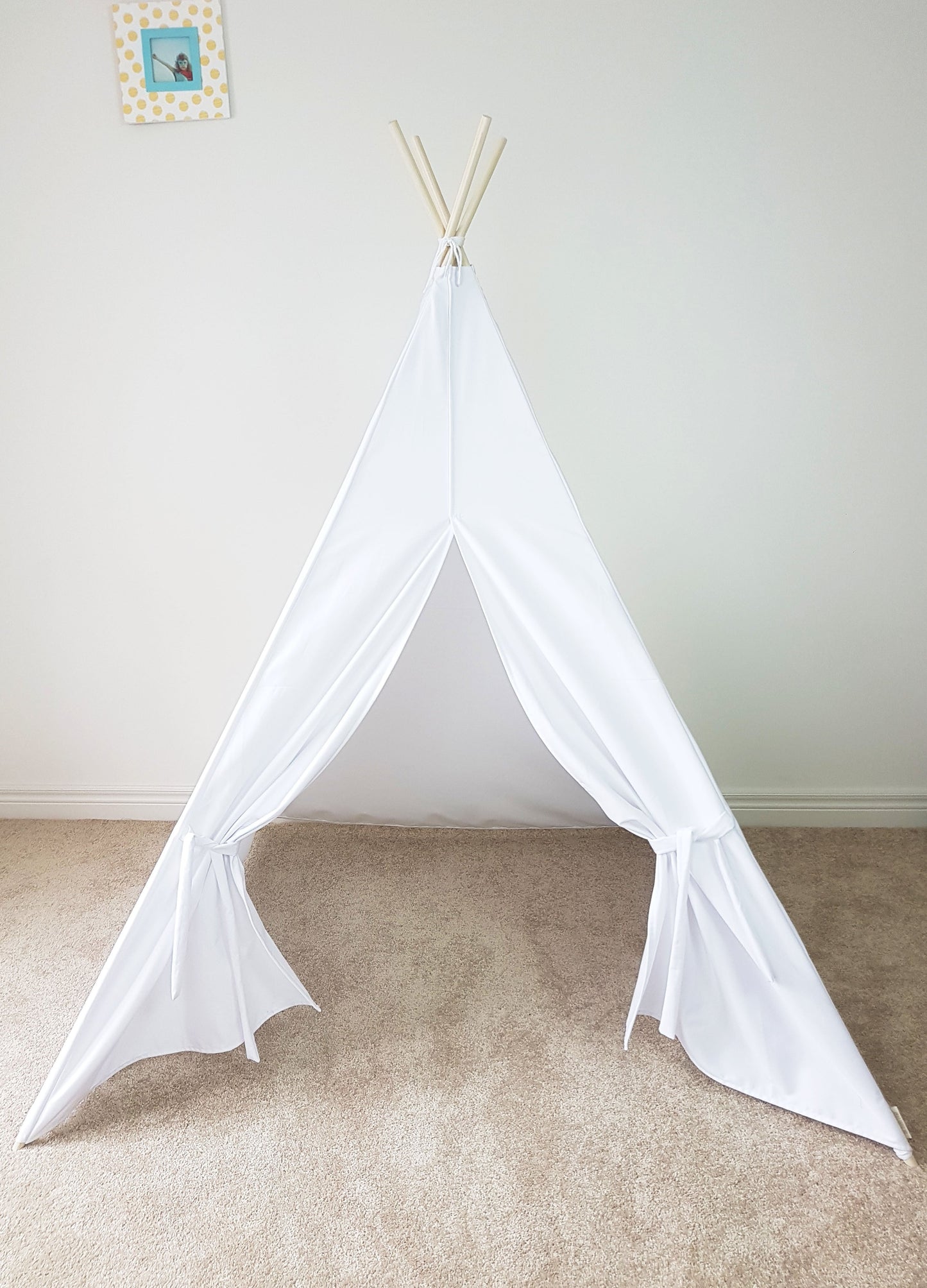 Pure White Cozy Teepee