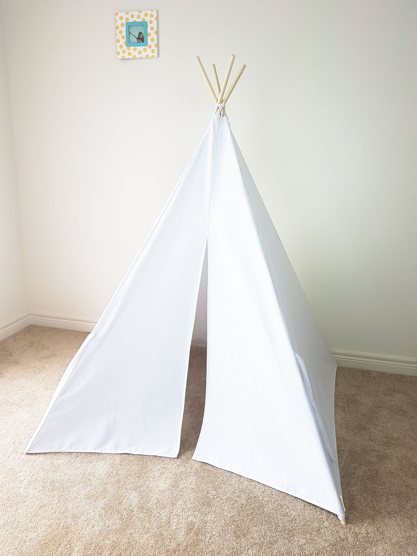 Pure White Cozy Teepee