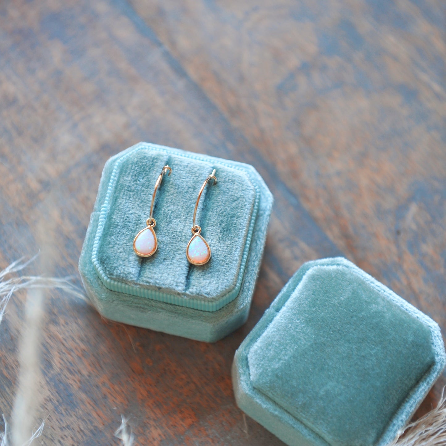 Opal hoop