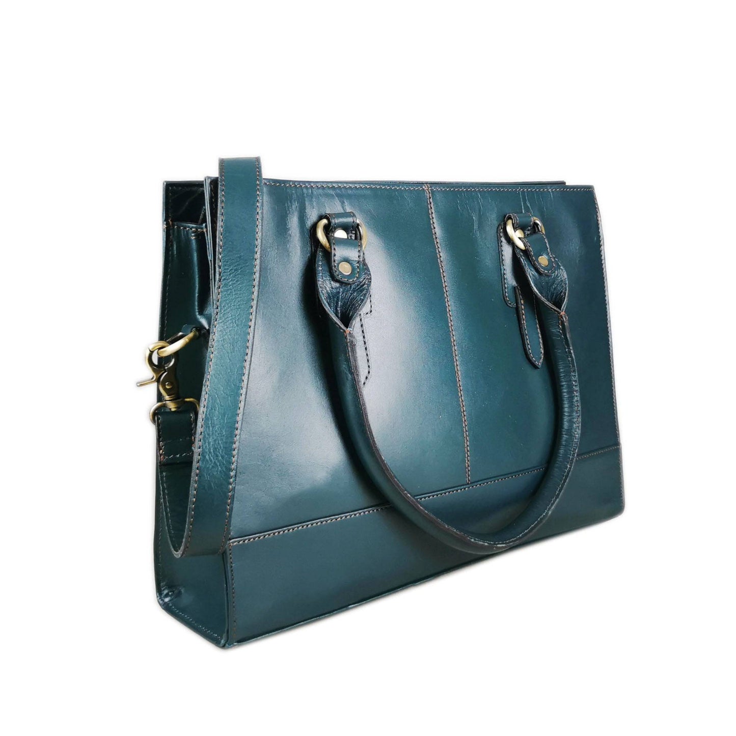 The Signature 15" Bag, Bottle Green
