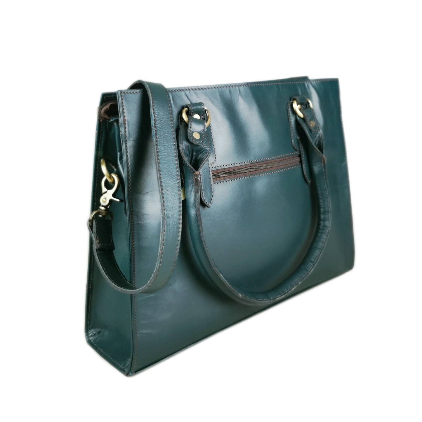 The Signature 15" Bag, Bottle Green