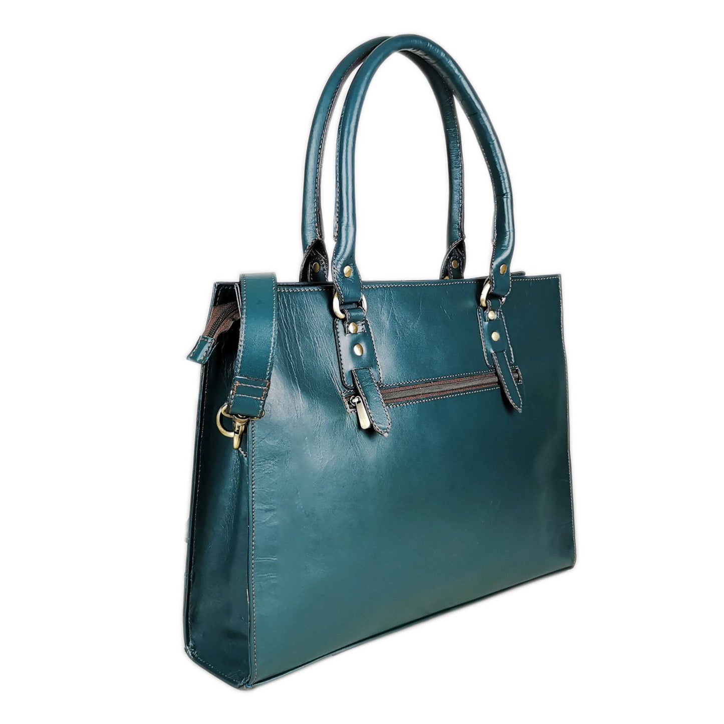 The Signature 17" Bag, Bottle Green