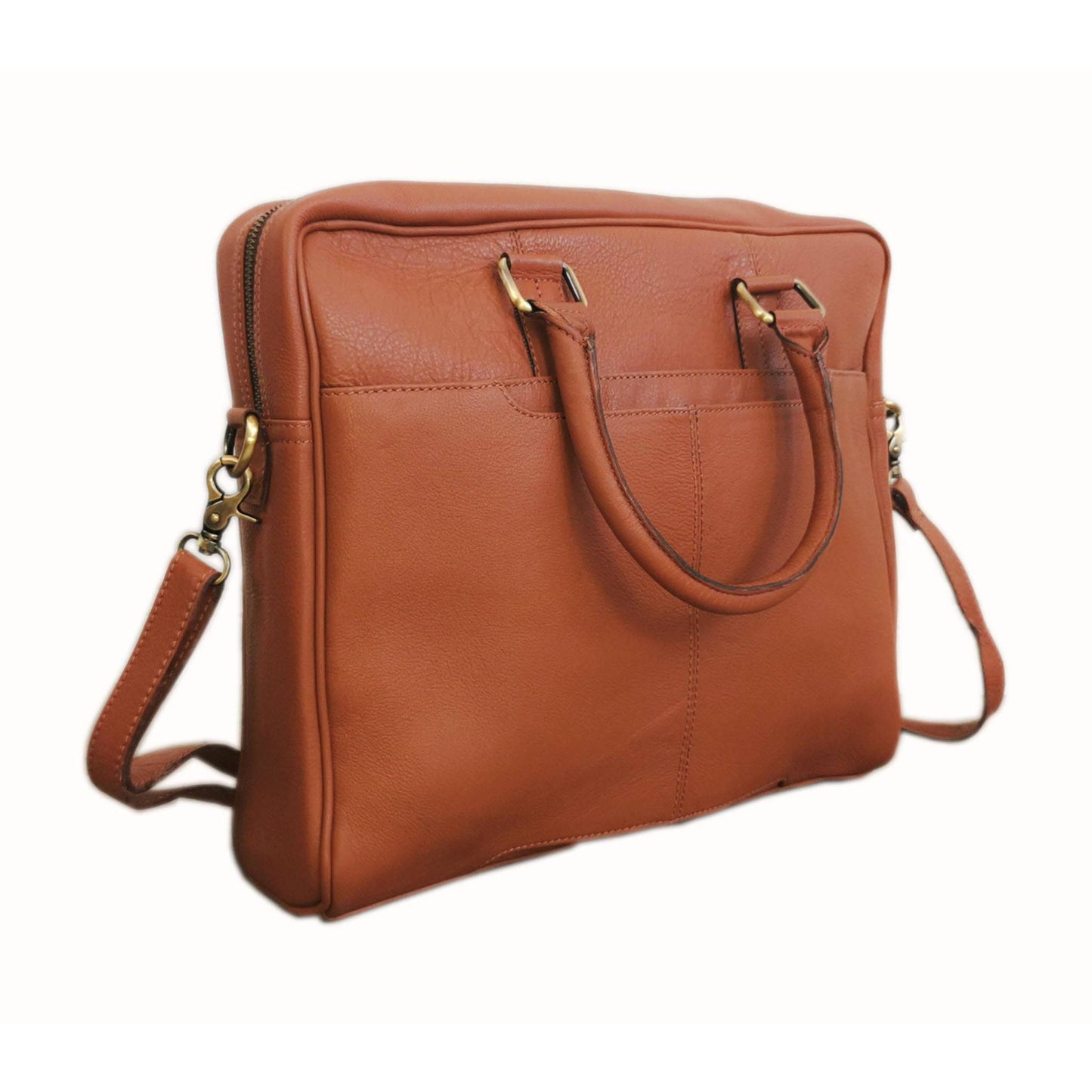 The Signature Messenger Bag Men Brown