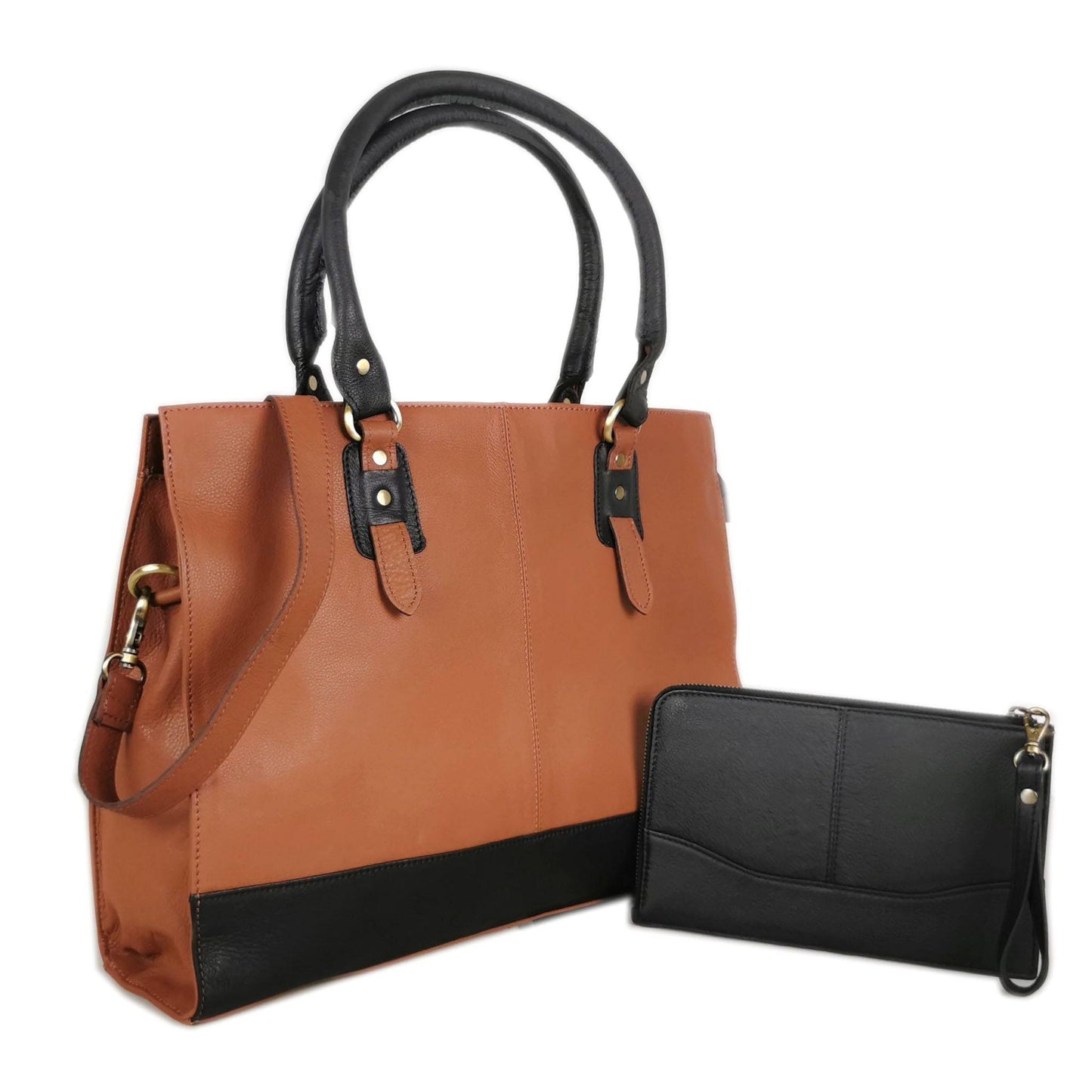 The Signature 17" Bag, Brown