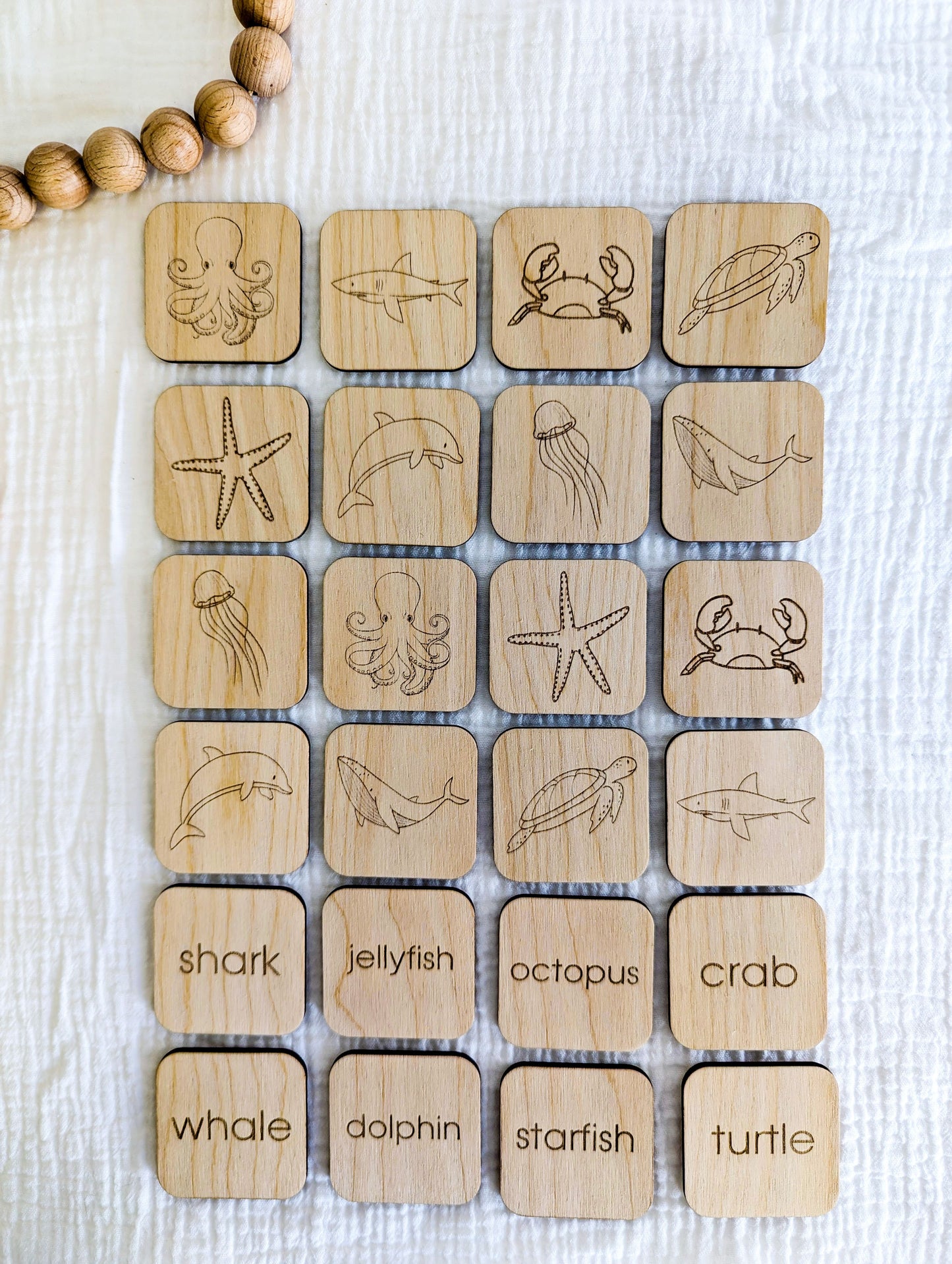 Matching Memory Game: OCEAN