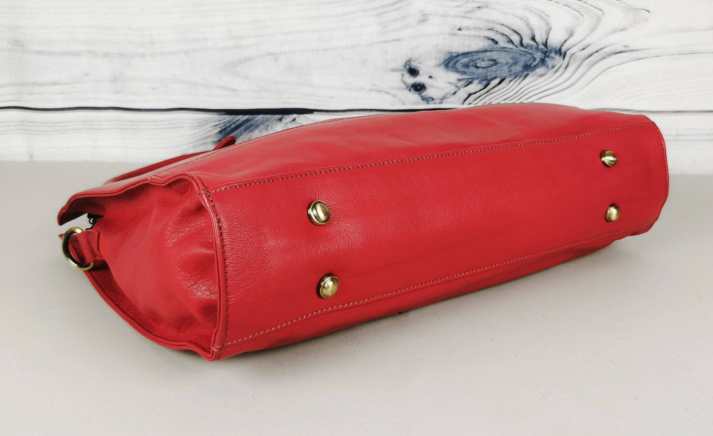 The Signature 17" Bag, Ruby