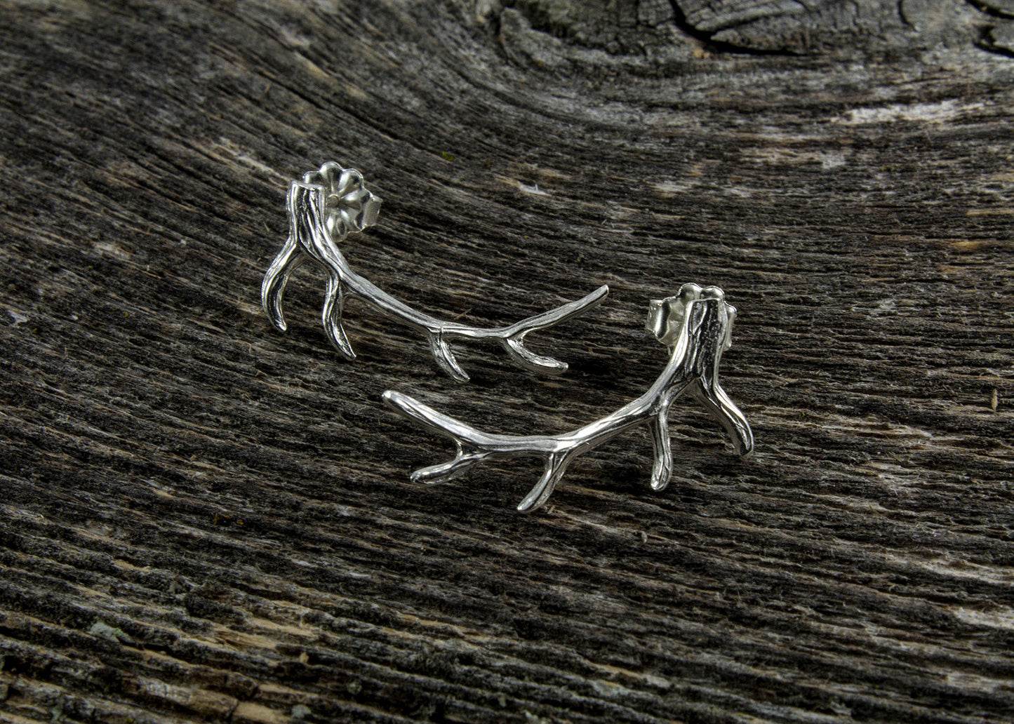 Elk Antler Studs