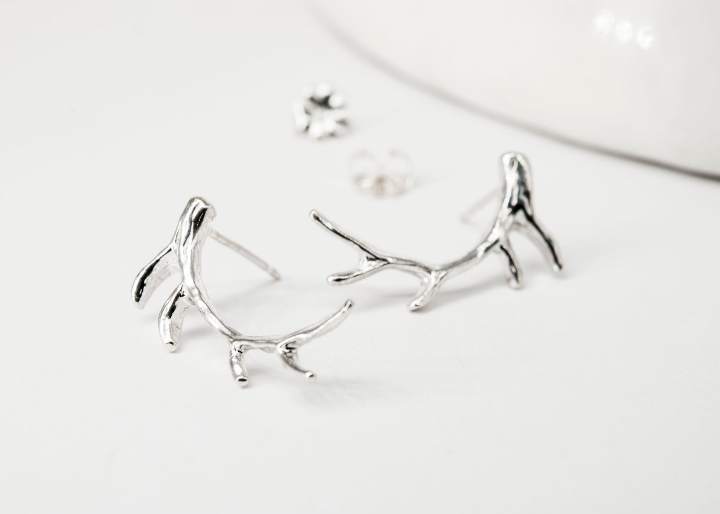 Elk Antler Studs