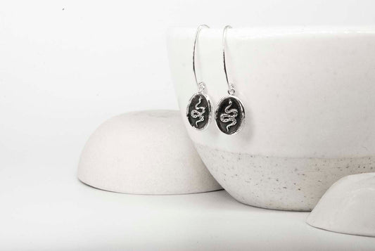 Serpent Drop Earrings