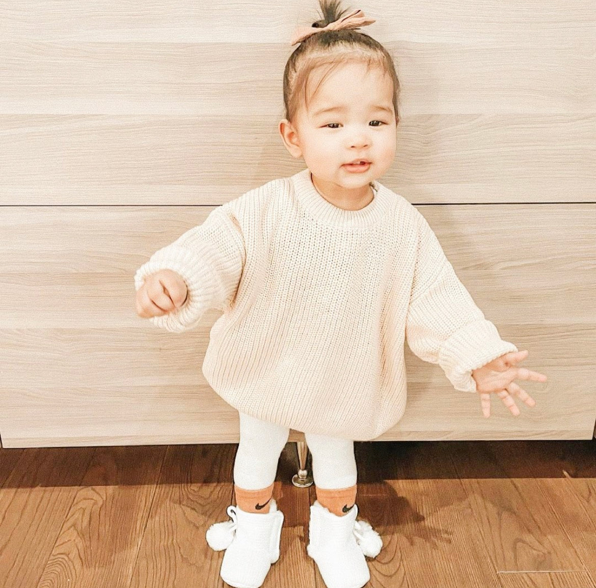 Knit Sweater in Oat
