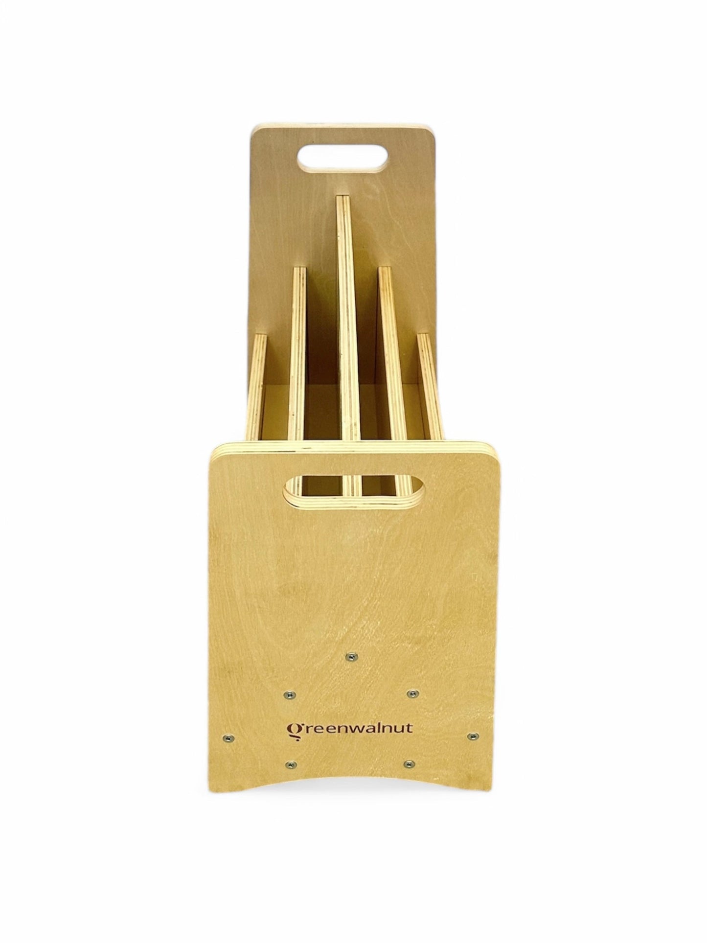 Double-Sided Wooden Montessori Bookshelf for Kids | Book Storage for kids