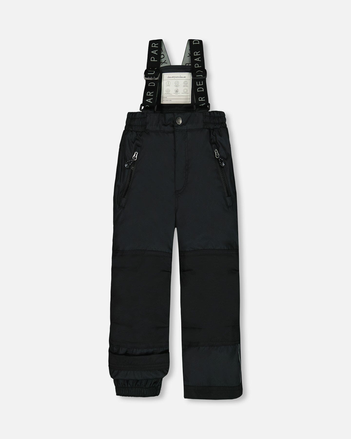 Two Piece Snowsuit Printed Glaciers And Black