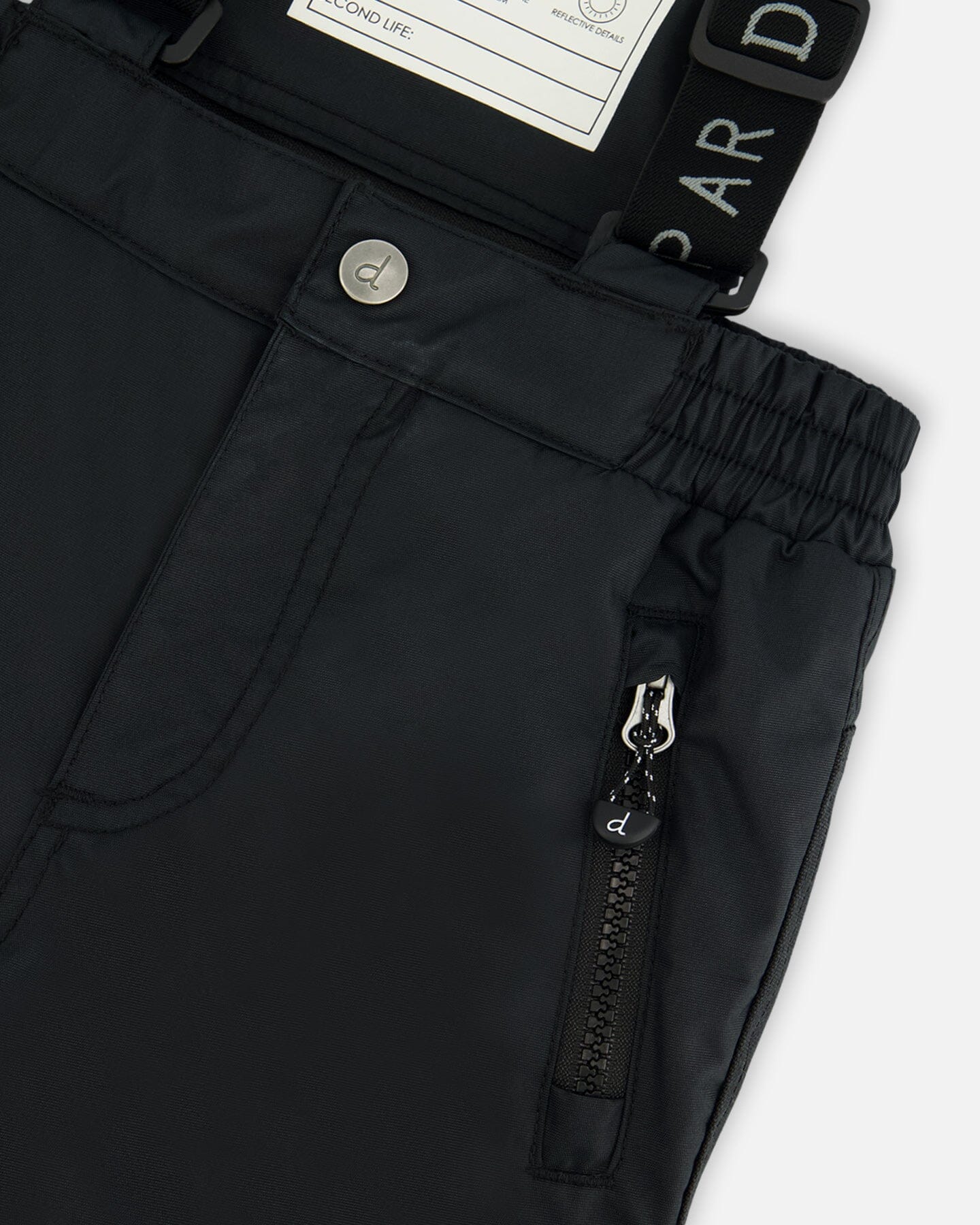 Two Piece Snowsuit Printed Glaciers And Black