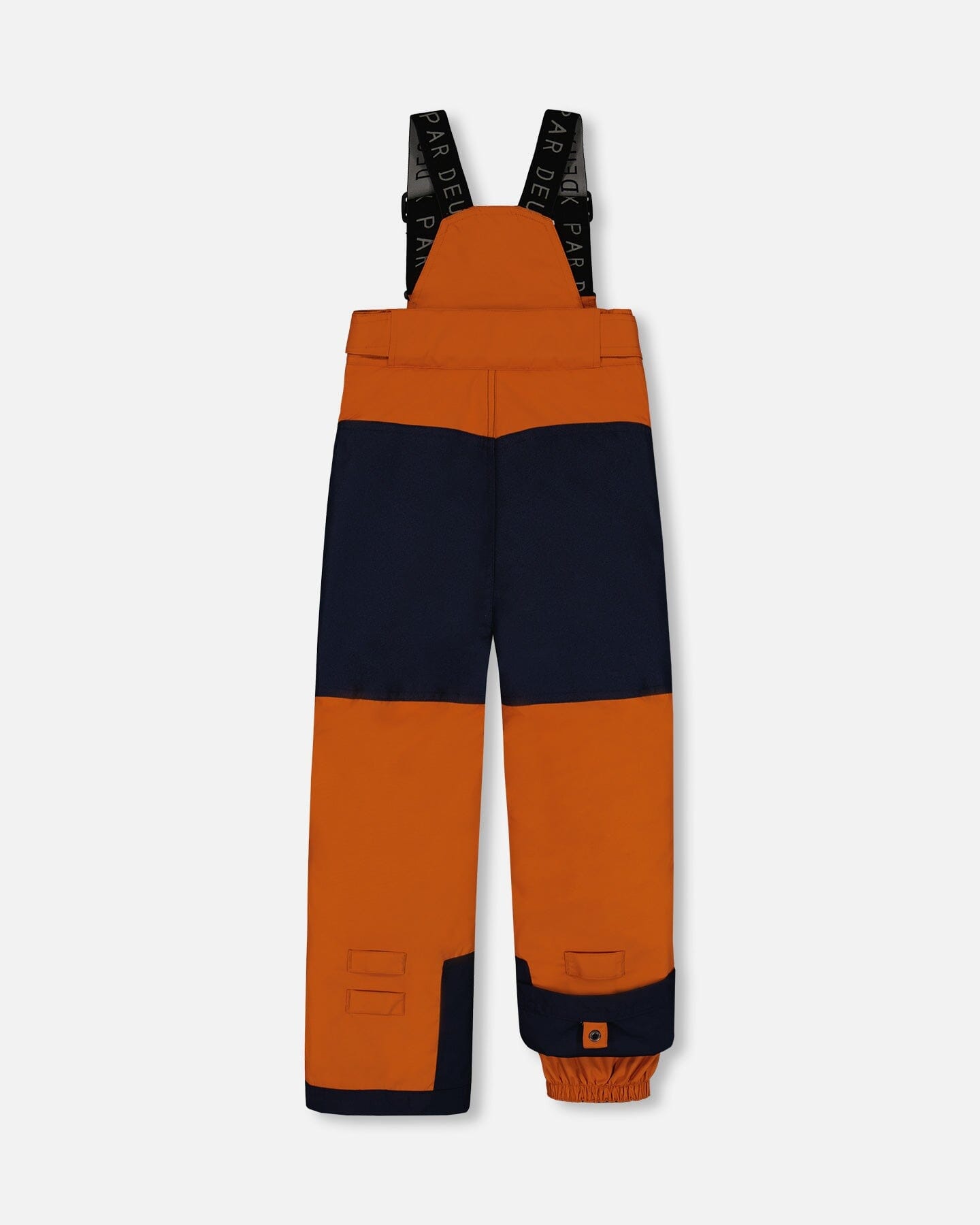 Two Piece Snowsuit Burnt Orange With Printed Animals And Glaciers