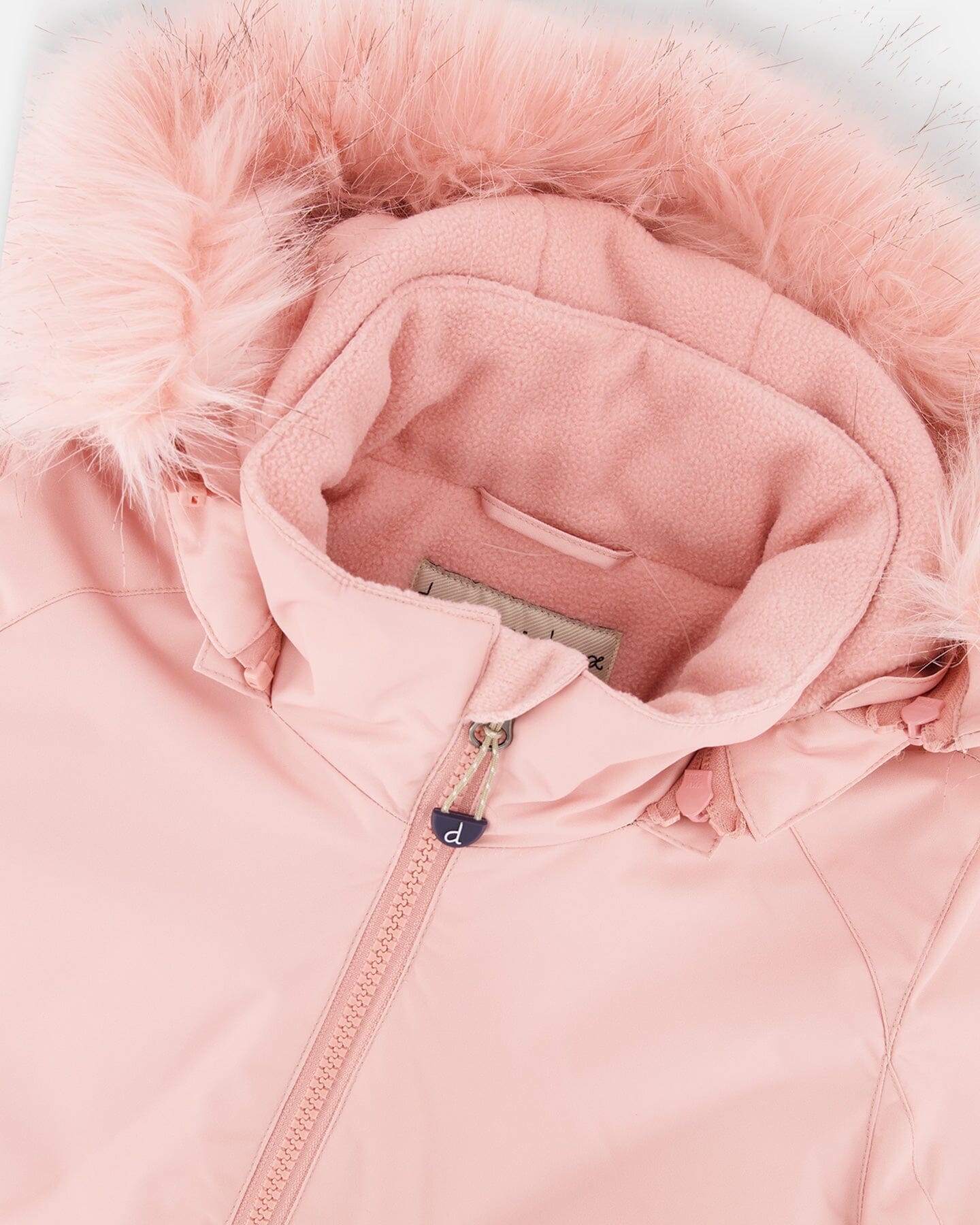 Two-Piece Play Snowsuit Navy Blue And Pink