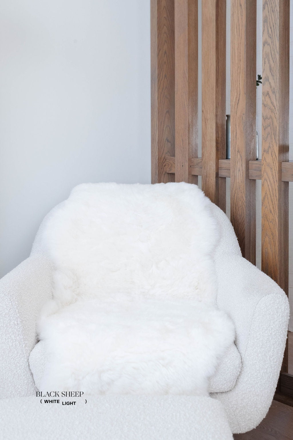 Shorn White Double Icelandic Sheepskin