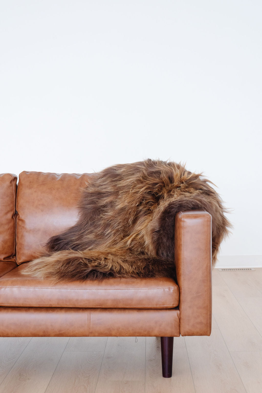 Rare Rusty Brown Icelandic Sheepskin