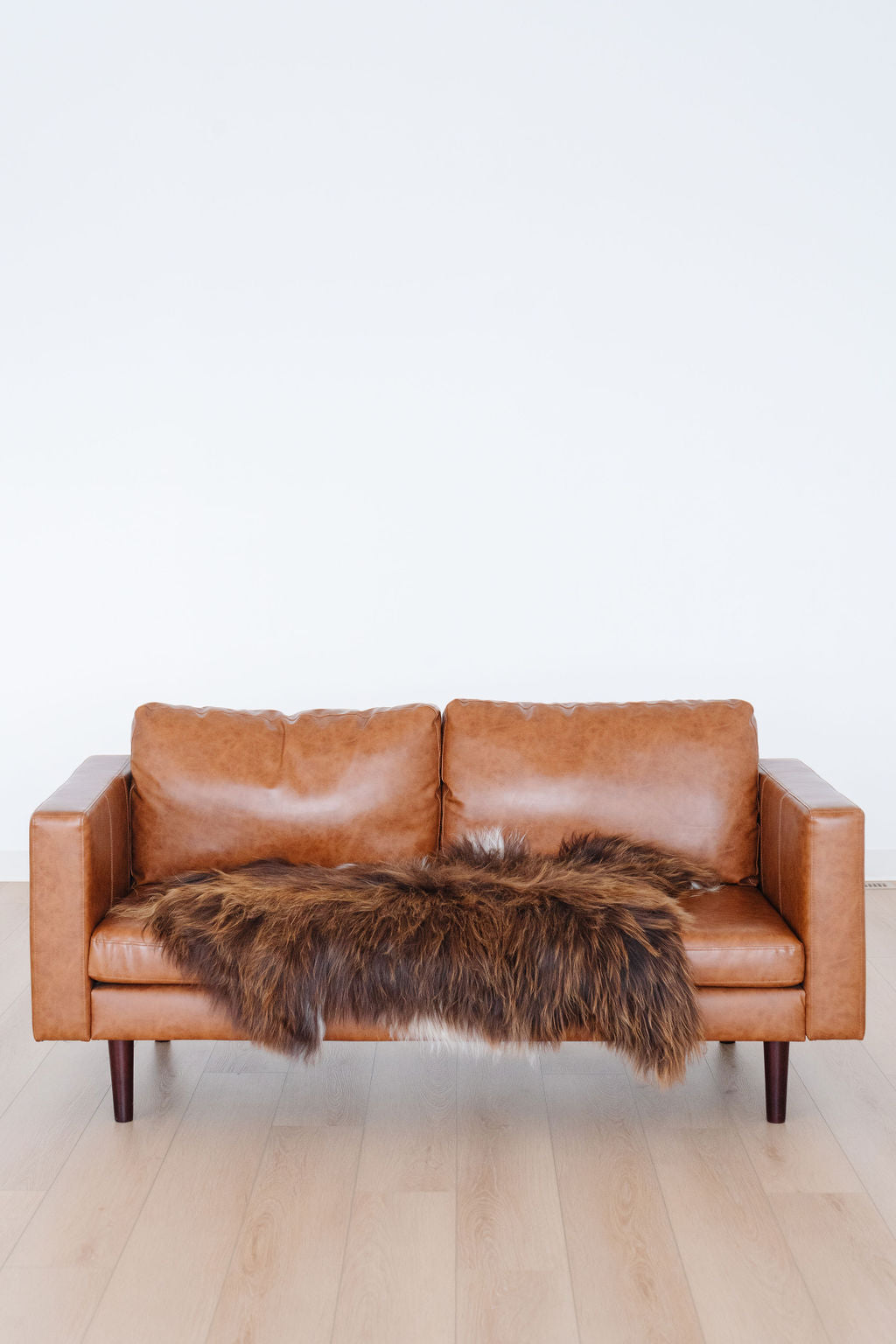 Rare Rusty Brown Icelandic Sheepskin