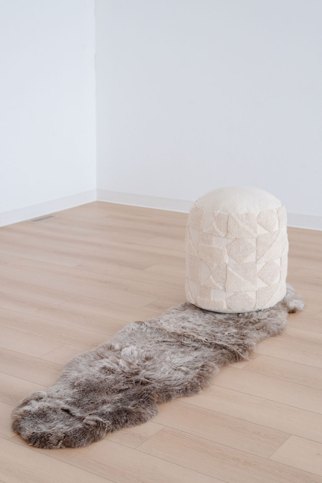 Shorn Taupe Double Icelandic Sheepskin