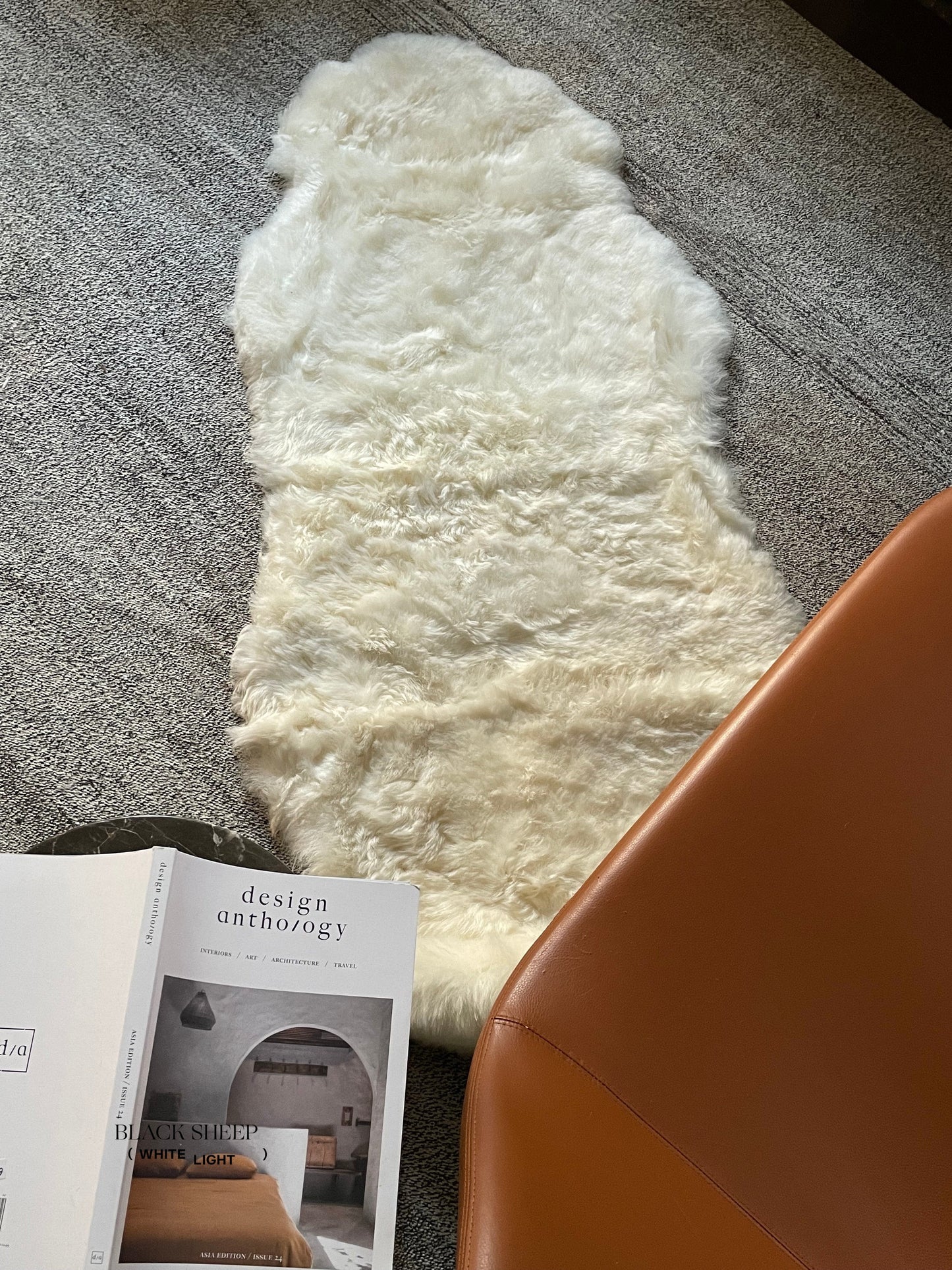 Shorn White Double Icelandic Sheepskin