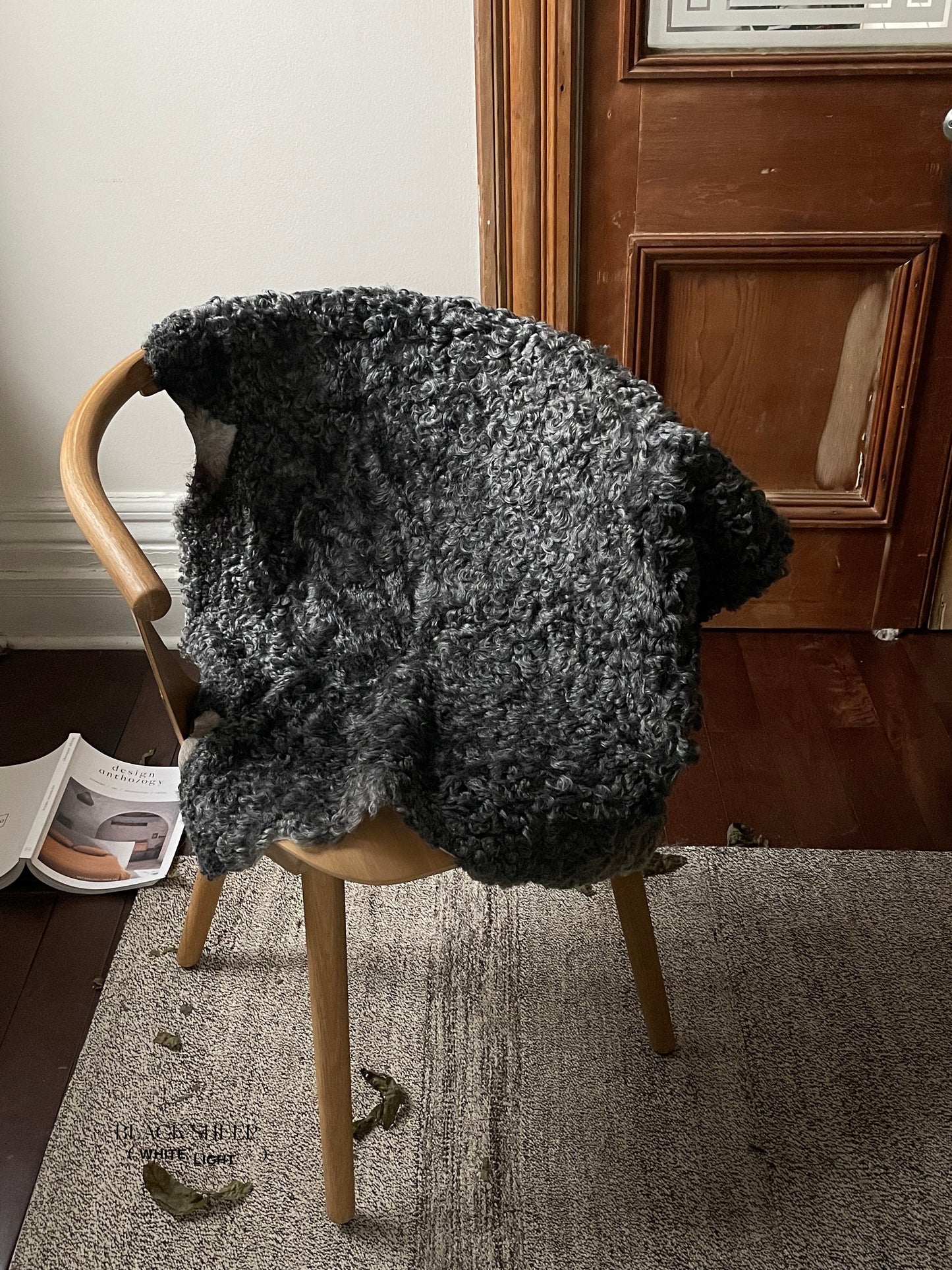 Grey Medium Wool Gotland Sheepskin