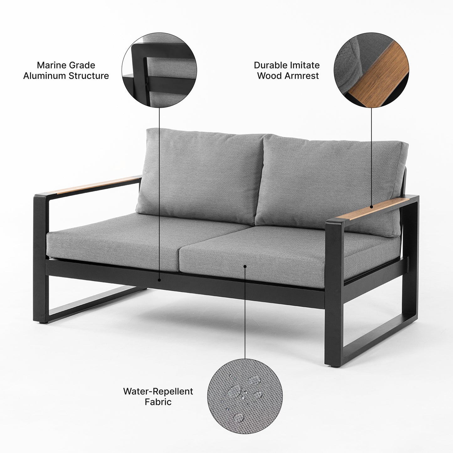 Imera Outdoor Loveseat