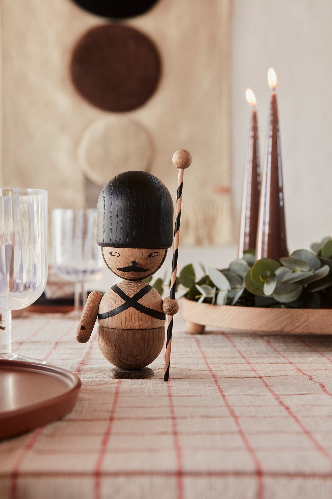 Inka Wood Tray Round - Large - Nature