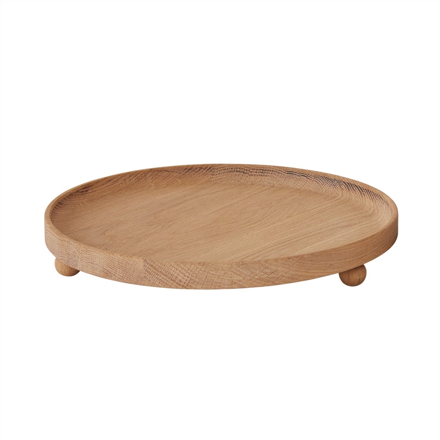 Inka Wood Tray Round - Large - Nature