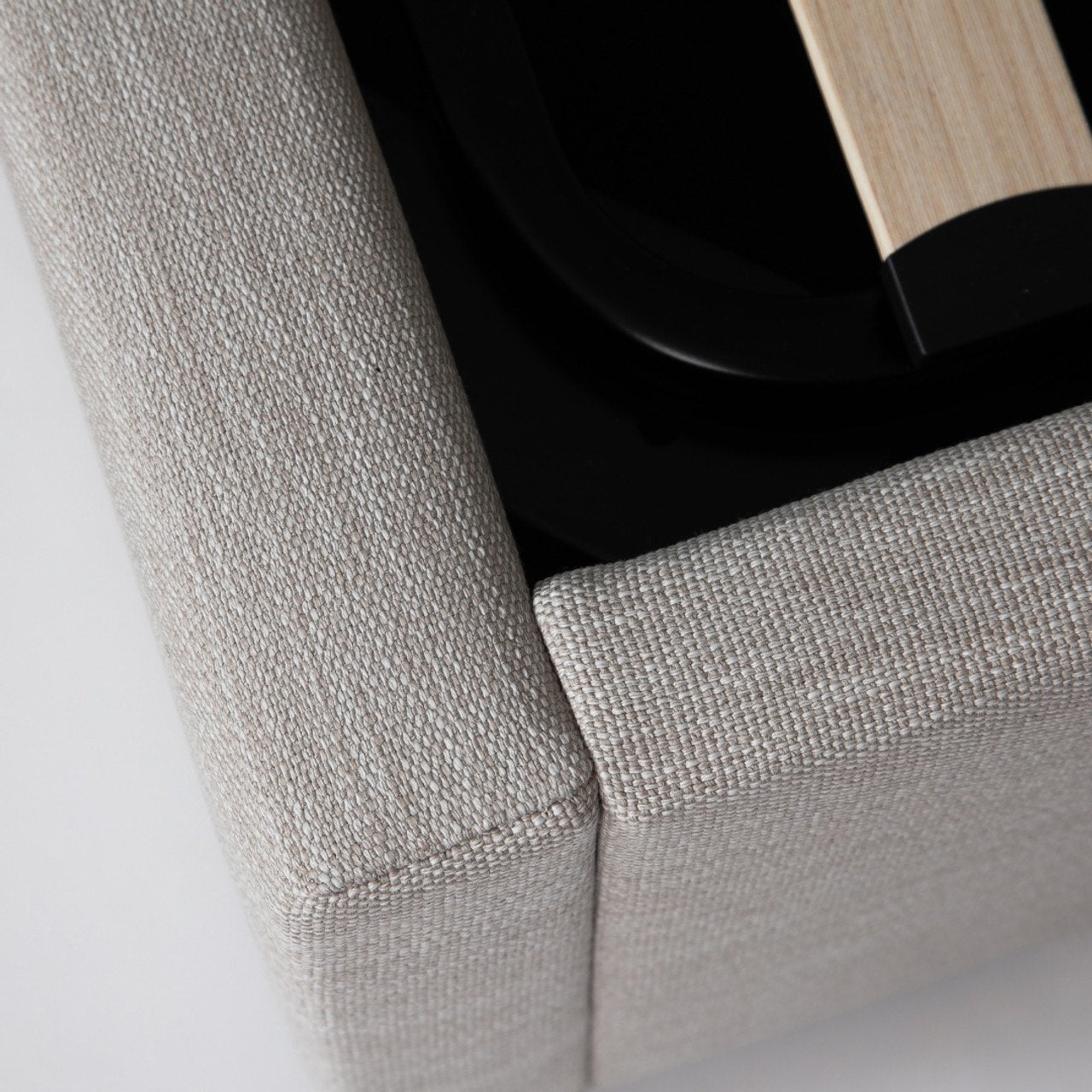 Julia King Storage Bed - Sand