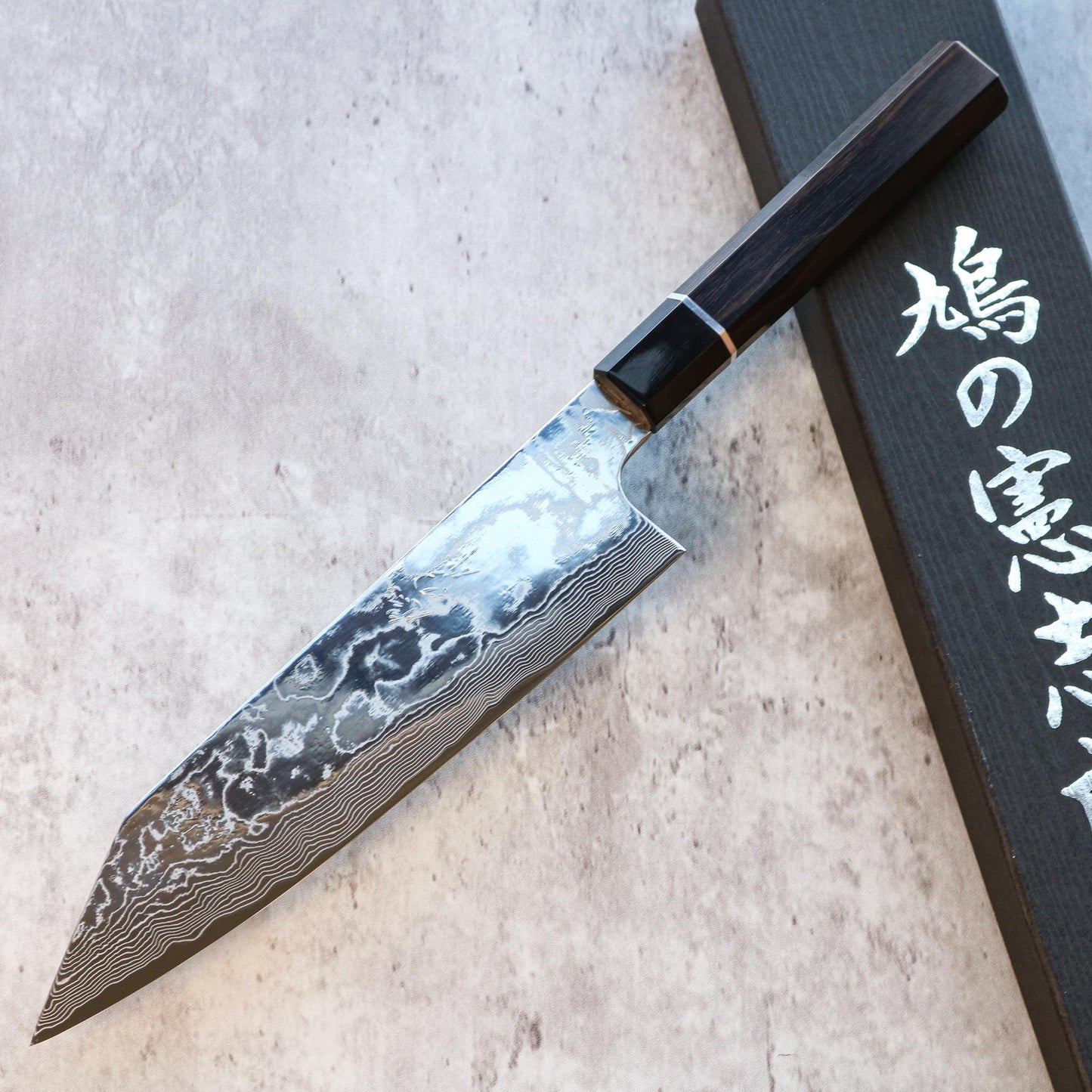 Kenshiro Hatono STRIX Damascus Gyuto 210 mm