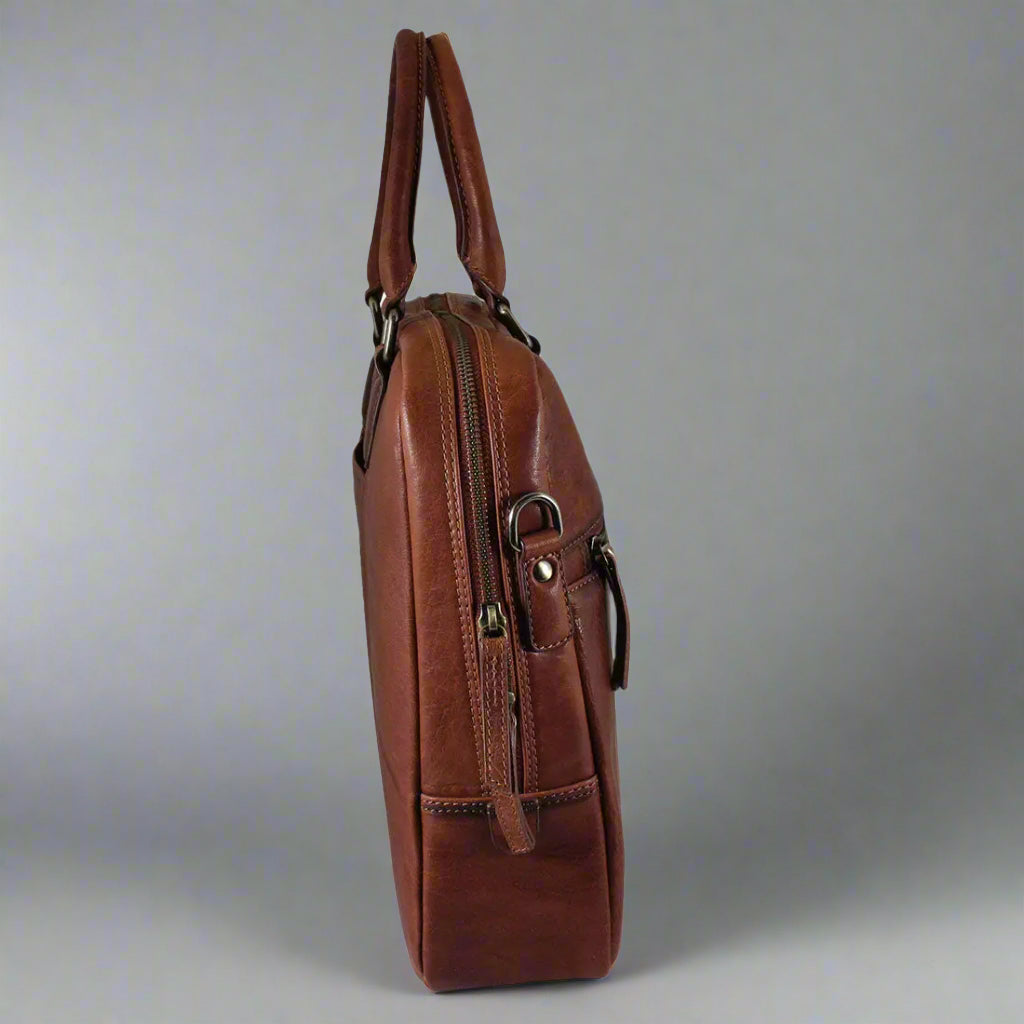 MET Leather Briefcase Messenger | Laptop Bag