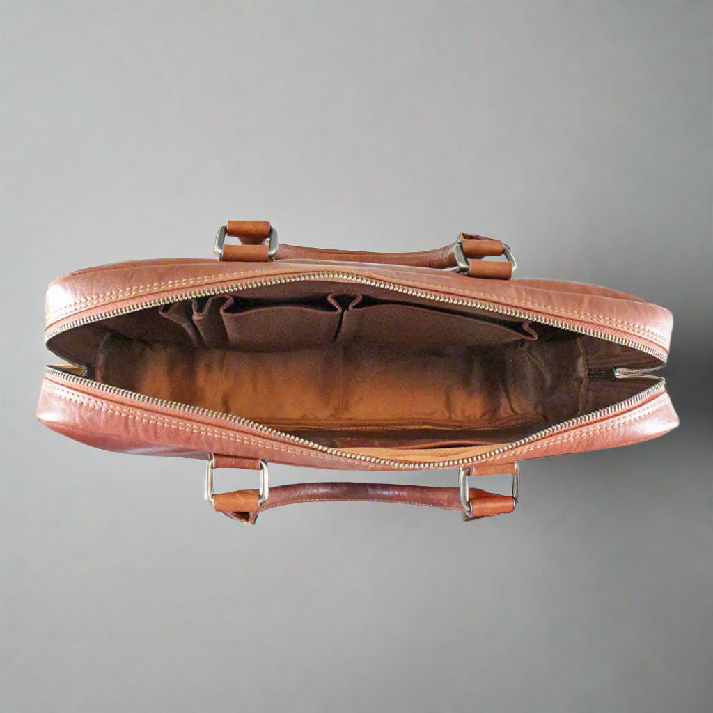 MET Leather Briefcase Messenger | Laptop Bag