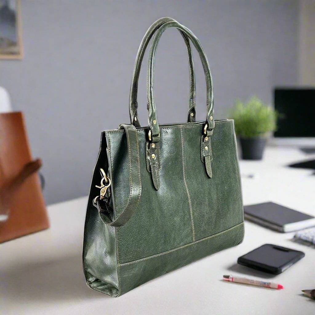 The Signature 17" Bag, Olive Green