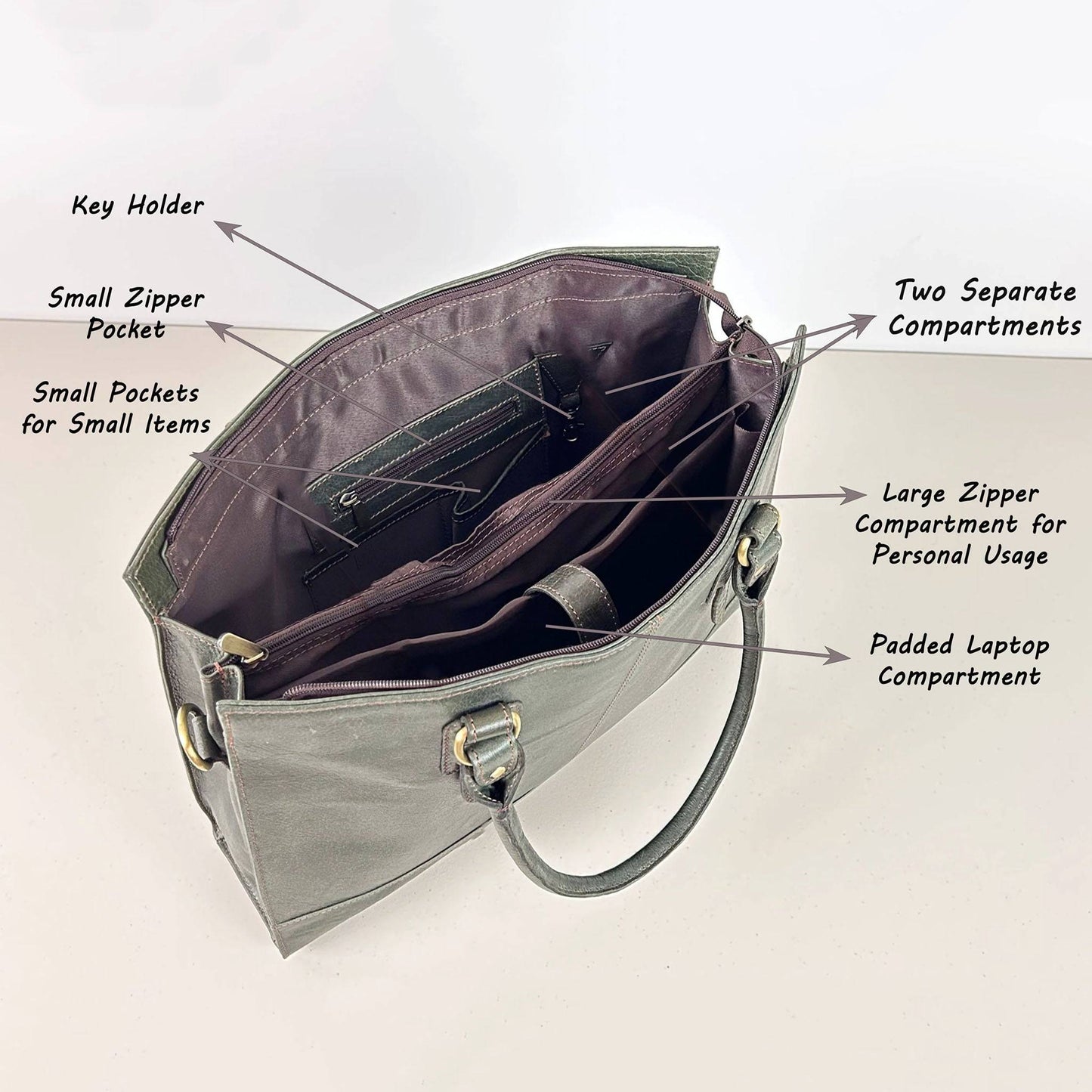 The Signature 17" Bag, Oakwood