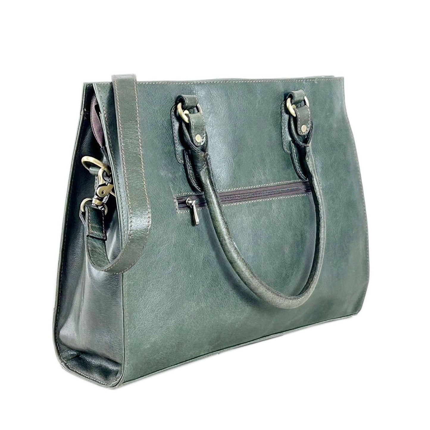 The Signature 17" Bag, Olive Green