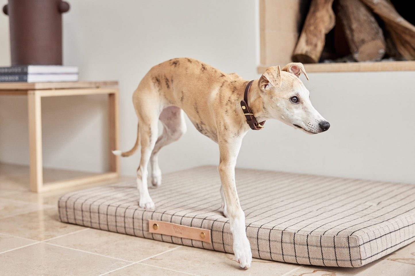 Milo Grid Dog Cushion - Large