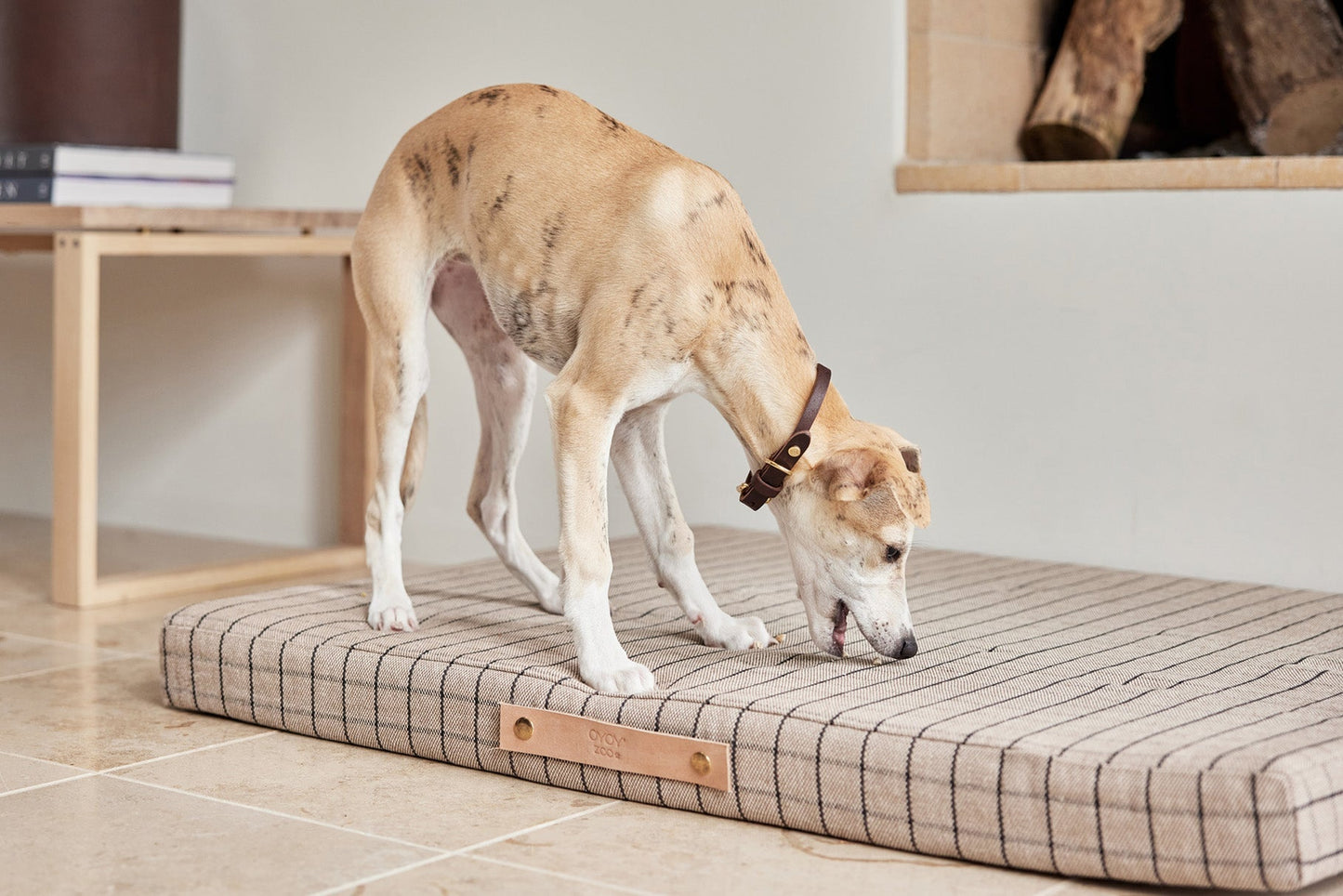 Milo Grid Dog Cushion - Large