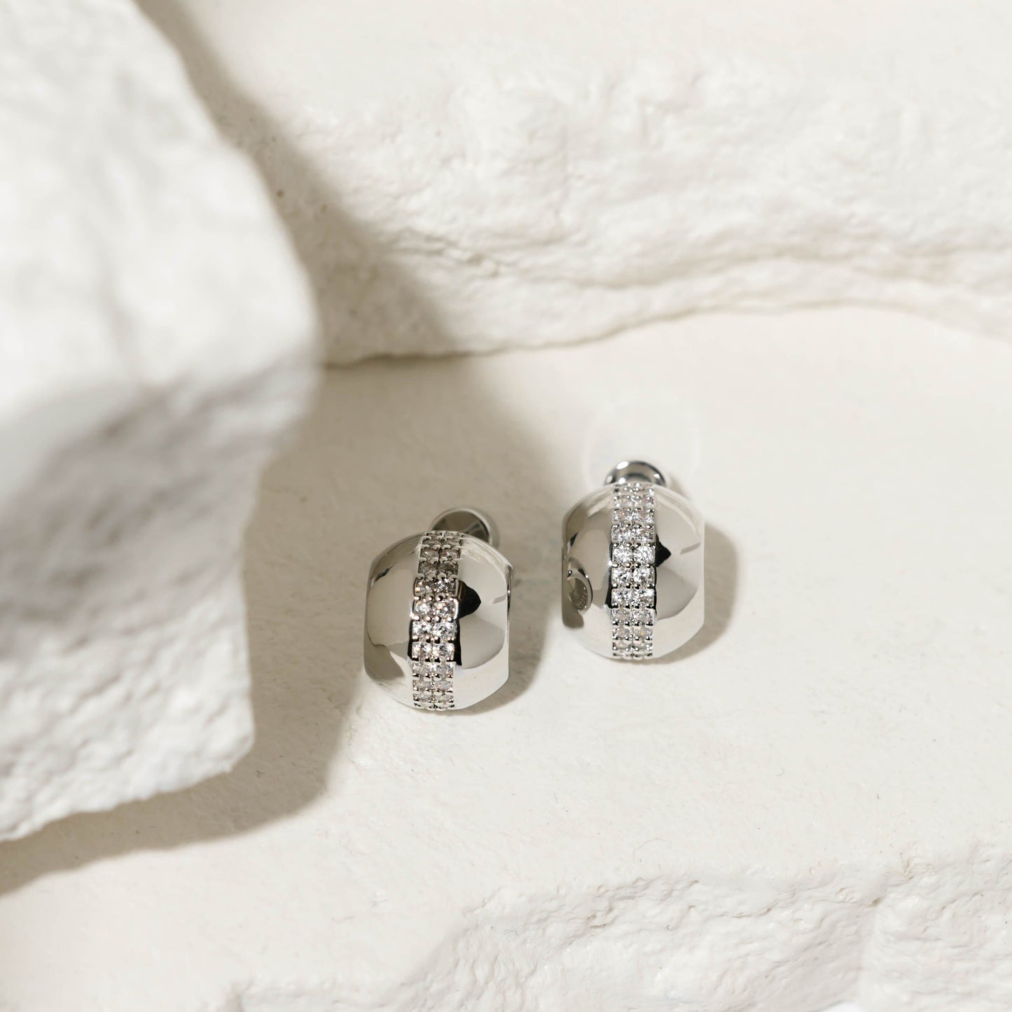 The Nice Hoop Scintilla | Sterling Silver