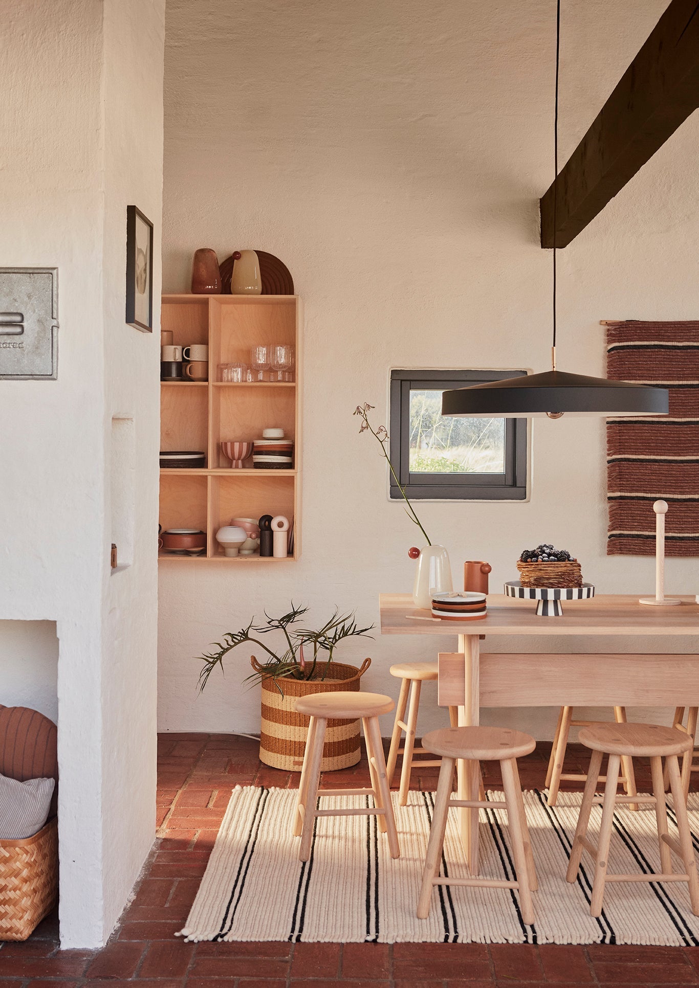 Putki Rug - Offwhite / Black